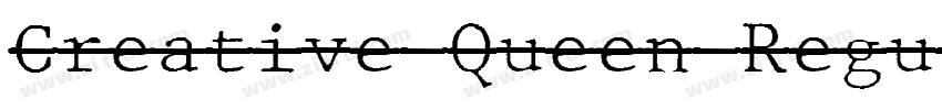 Creative Queen Regul字体转换